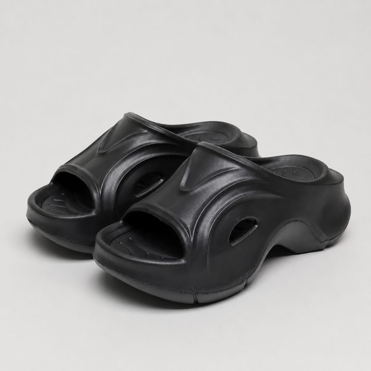 Sculpted Pillow Slide Sandals detail